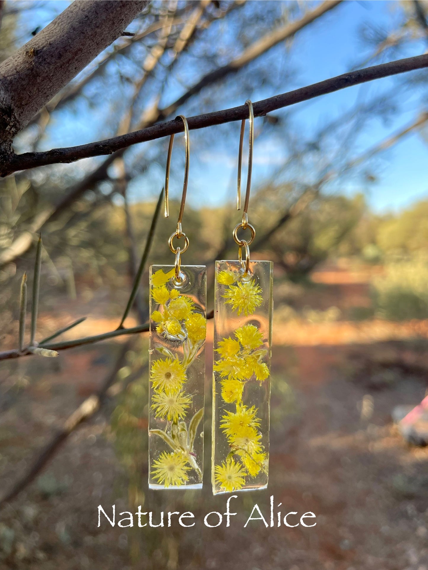 The Desert Flame Earrings
