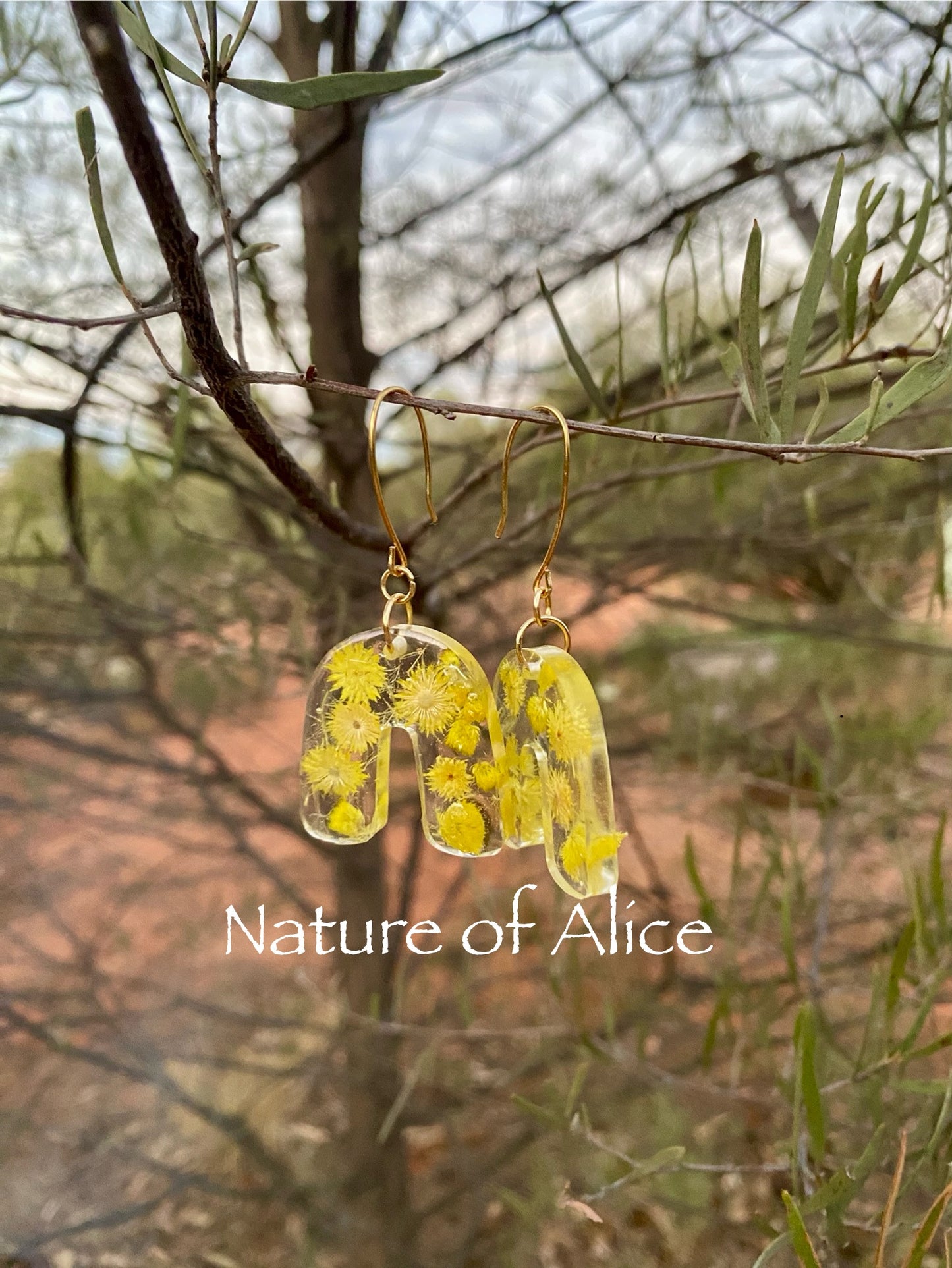 The Desert Flame Earrings