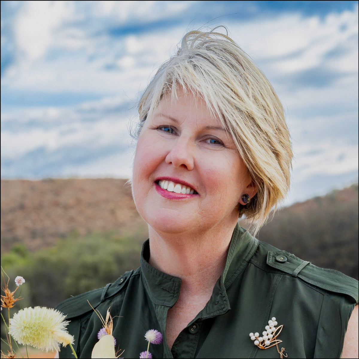 Lyndal Connell Woman in the  Outback Central Australia Red Centre Northern Territory